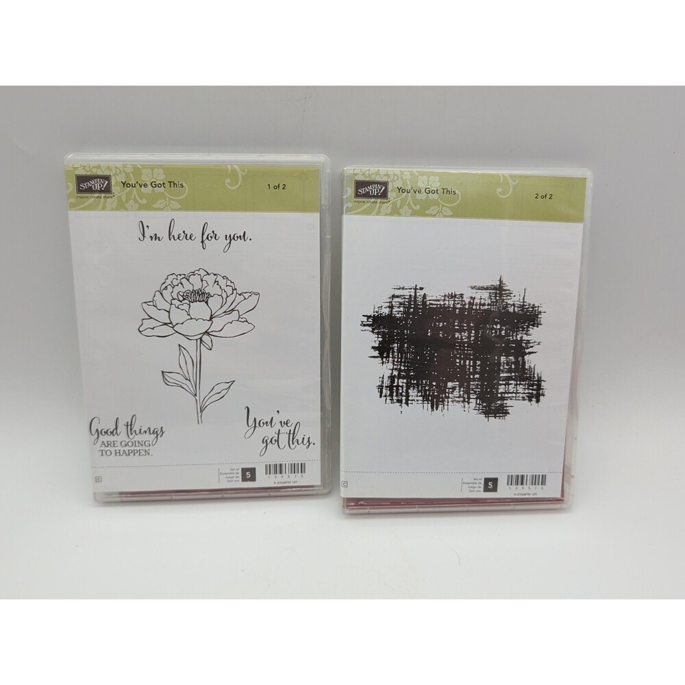 Stampin' Up! "You've Got This" 1 & 2 cling rubber stamp set